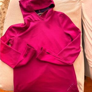 Under Armour Fitted ColdGear Hoodie in Pink